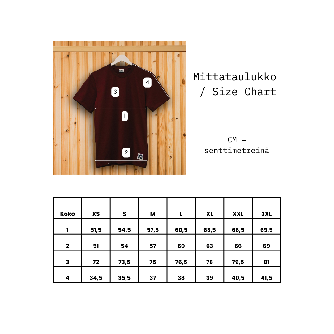 Hiekka - miesten t-paita